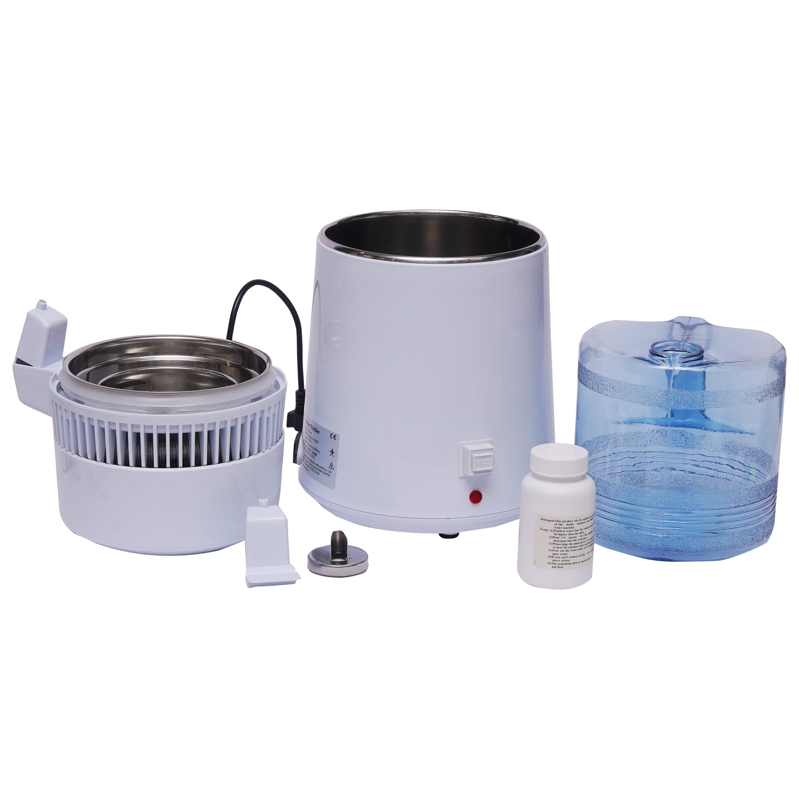 Water Distiller + Digital Ultrasonic Cleaner(Heater Function)